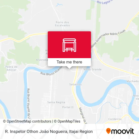 R. Inspetor Othon João Nogueira map
