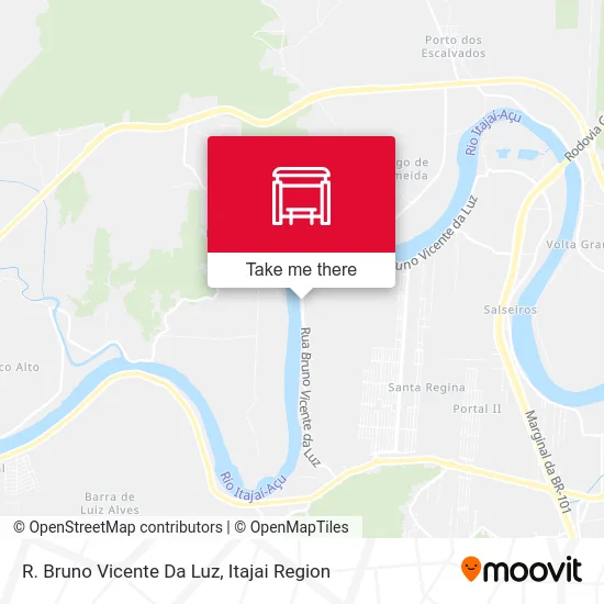 R. Bruno Vicente Da Luz map