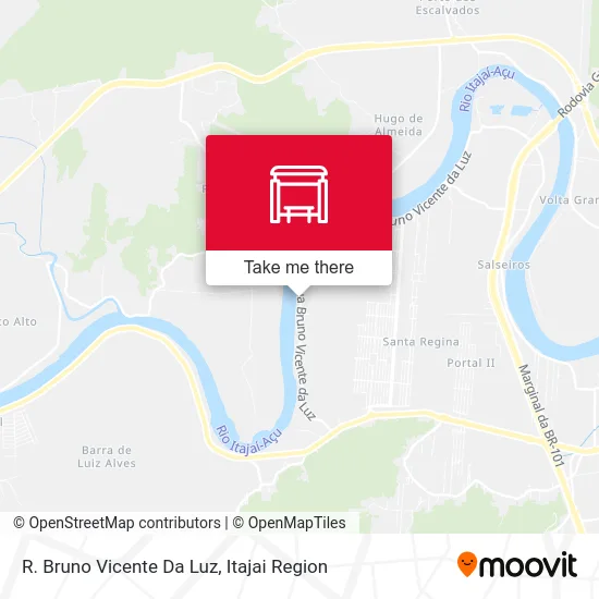 R. Bruno Vicente Da Luz map