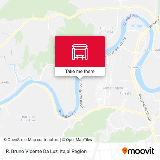 R. Bruno Vicente Da Luz map