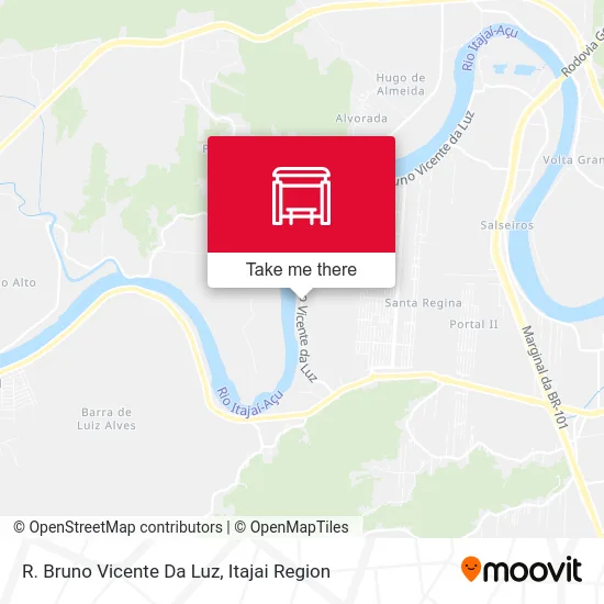 R. Bruno Vicente Da Luz map