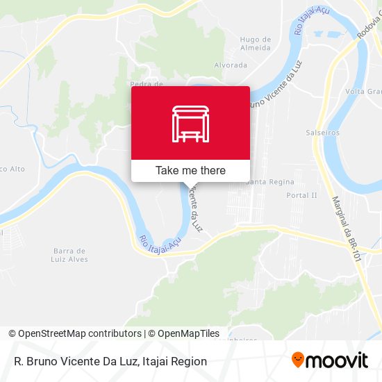 R. Bruno Vicente Da Luz map