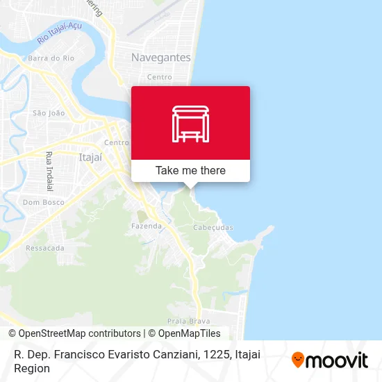 R. Dep. Francisco Evaristo Canziani, 1225 map