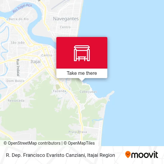 R. Dep. Francisco Evaristo Canziani map