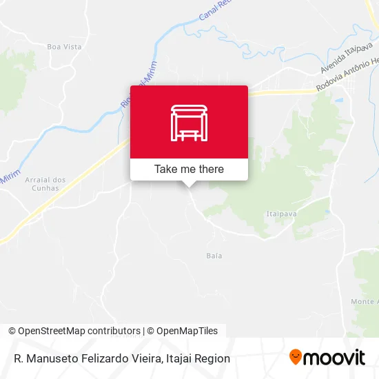 R. Manuseto Felizardo Vieira map