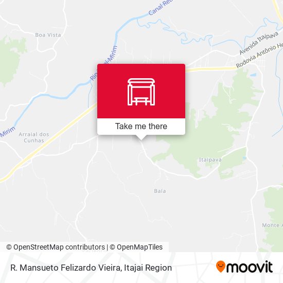R. Mansueto Felizardo Vieira map