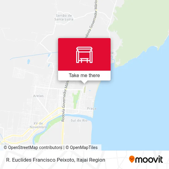R. Euclídes Francisco Peixoto map