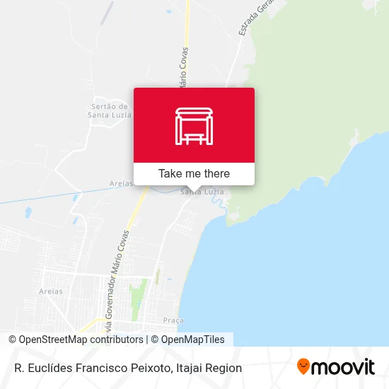 R. Euclídes Francisco Peixoto map