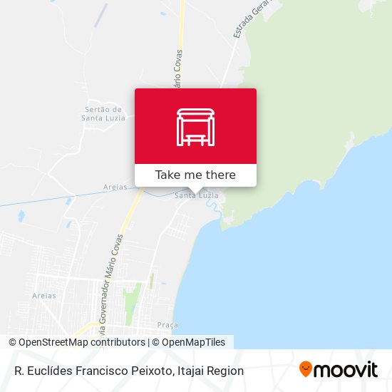 R. Euclídes Francisco Peixoto map