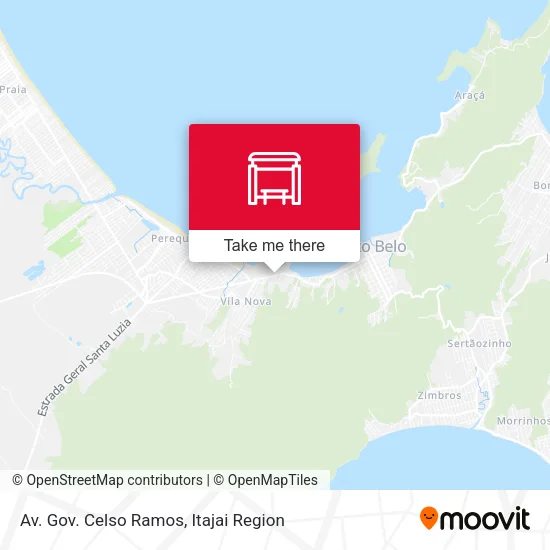 Av. Gov. Celso Ramos map