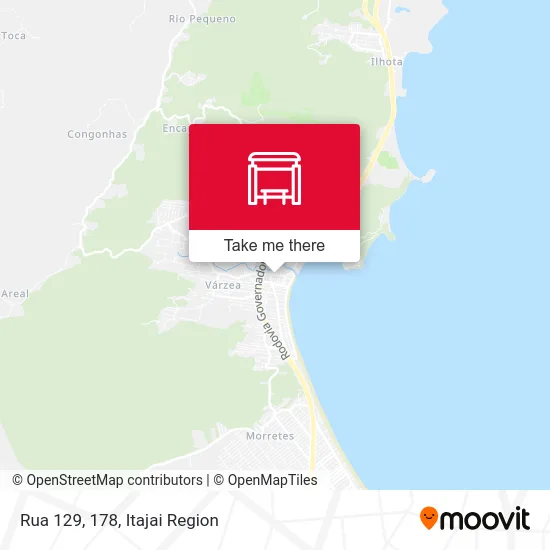 Rua 129, 178 map