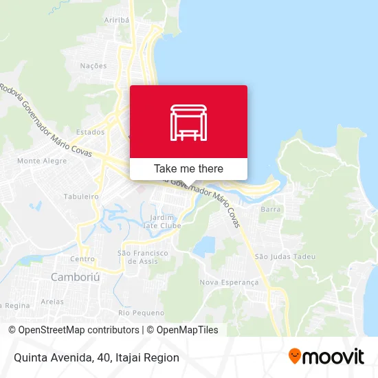 Quinta Avenida, 40 map