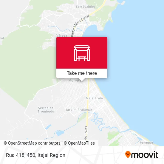 Rua 418, 450 map