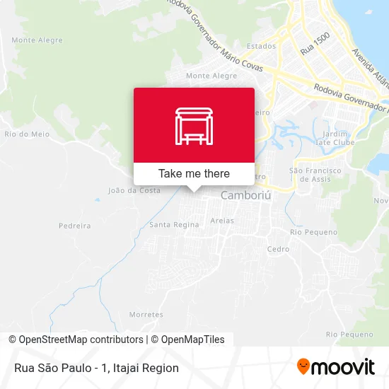 Rua São Paulo - 1 map