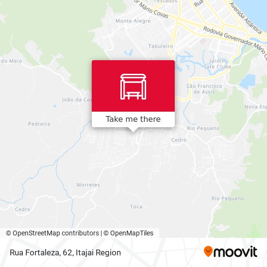 Mapa Rua Fortaleza, 62