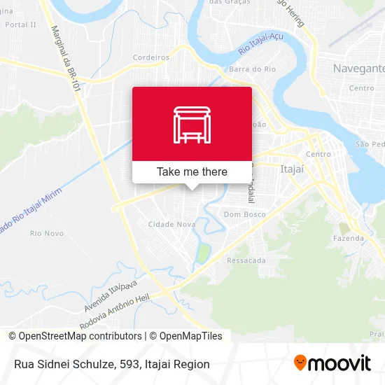 Rua Sidnei Schulze, 593 map