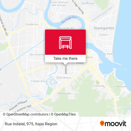 Rua Indaial, 975 map