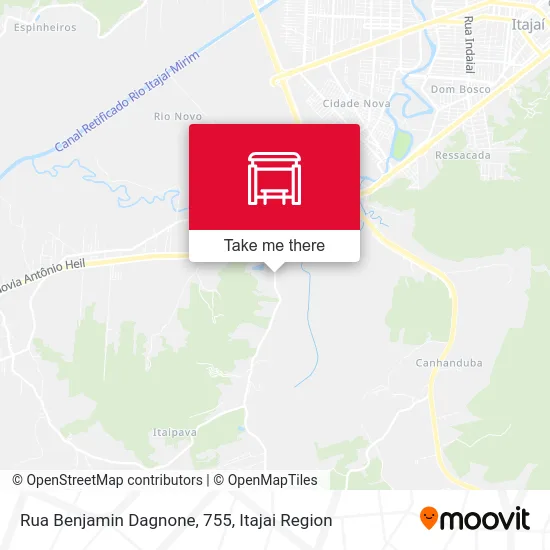 Rua Benjamin Dagnone, 755 map