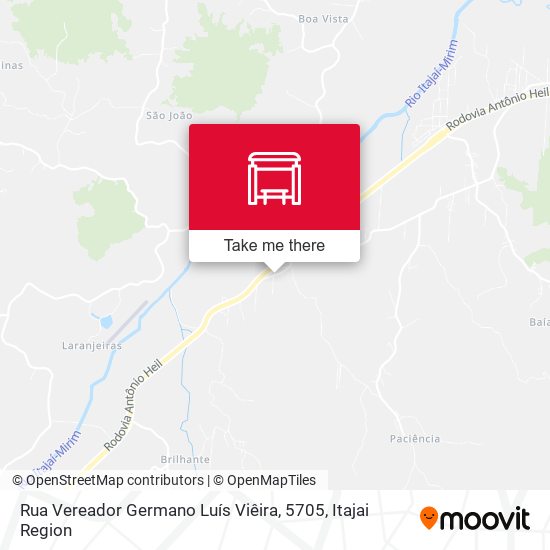 Rua Vereador Germano Luís Viêira, 5705 map