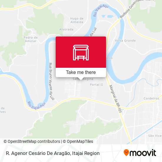 R. Agenor Cesário De Aragão map