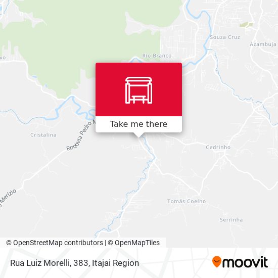 Mapa Rua Luiz Morelli, 383