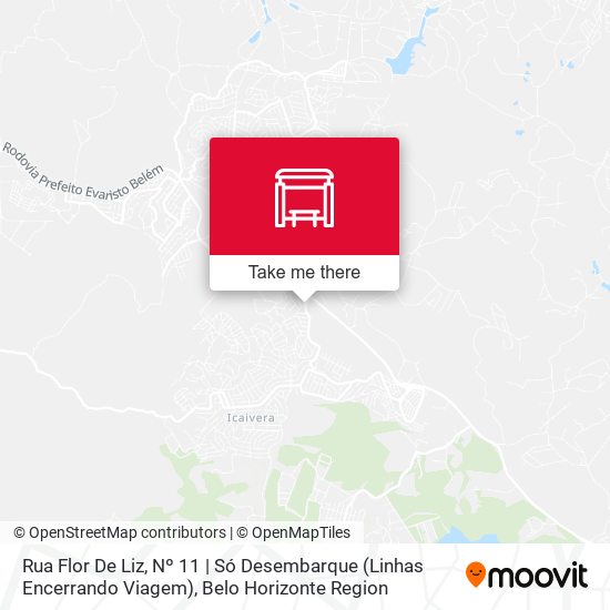 Mapa Rua Flor De Liz, Nº 11 | Só Desembarque (Linhas Encerrando Viagem)