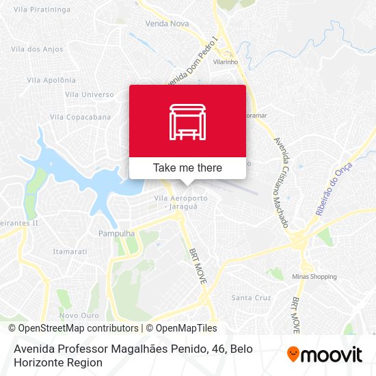 Avenida Professor Magalhães Penido, 46 map