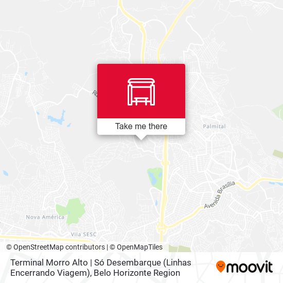 Terminal Morro Alto | Só Desembarque (Linhas Encerrando Viagem) map