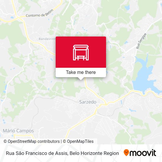 Rua São Francisco de Assis map