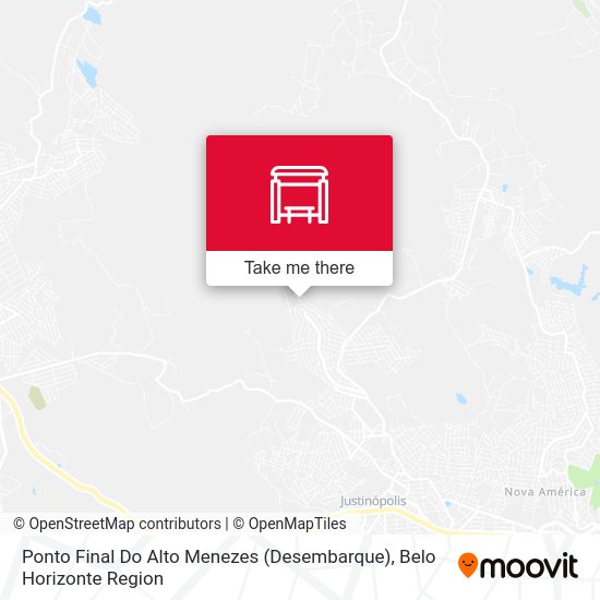 Ponto Final Do Alto Menezes (Desembarque) map