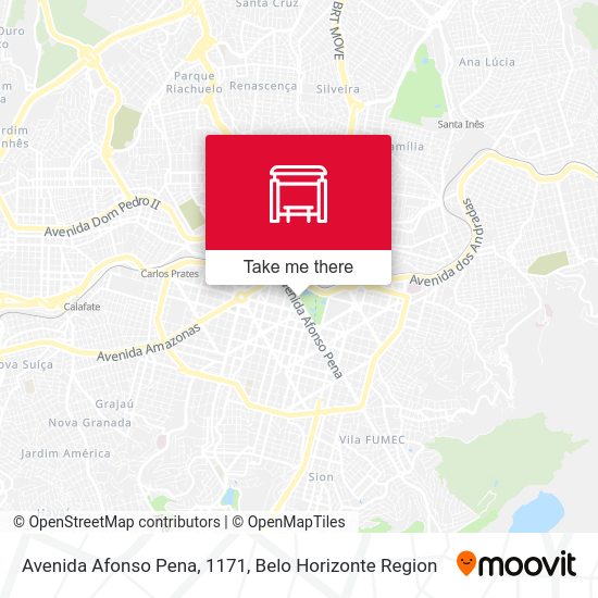 Avenida Afonso Pena, 1171 map