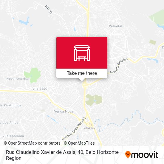 Rua Claudelino Xavier de Assis, 40 map