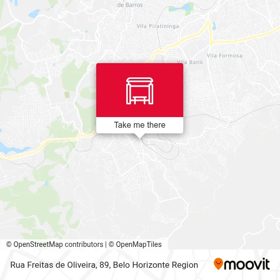 Rua Freitas de Oliveira, 89 map