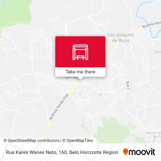 Rua Kares Wanes Neto, 160 map