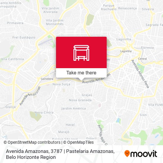 Avenida Amazonas, 3787 | Pastelaria Amazonas map