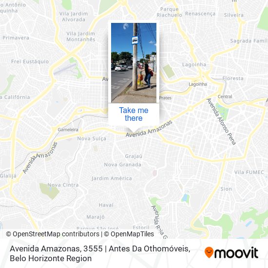 Avenida Amazonas, 3555 | Antes Da Othomóveis map