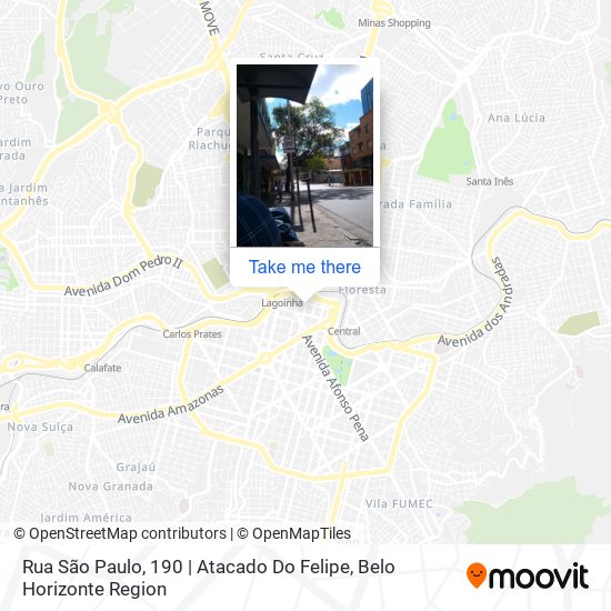 Rua São Paulo, 190 | Atacado Do Felipe map