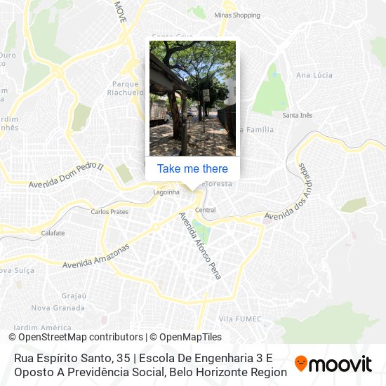 Rua Espírito Santo, 35 | Escola De Engenharia 3 E Oposto A Previdência Social map