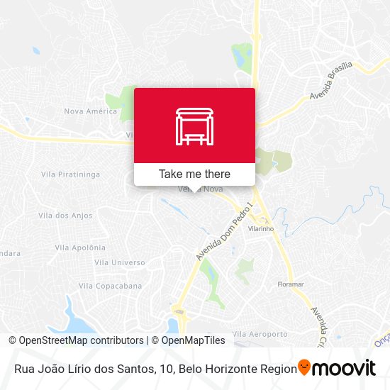 Rua João Lírio dos Santos, 10 map