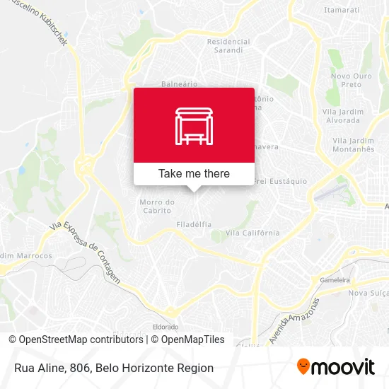 Rua Aline, 806 map