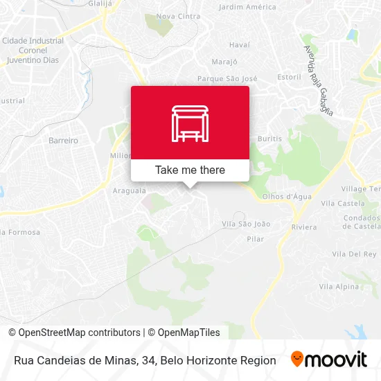 Rua Candeias de Minas, 34 map