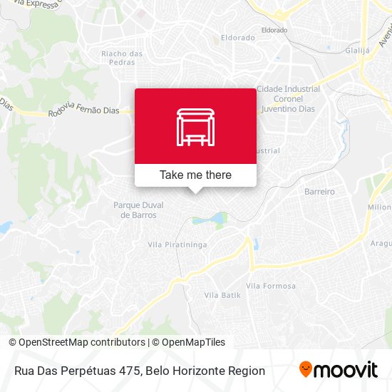 Rua Das Perpétuas 475 map