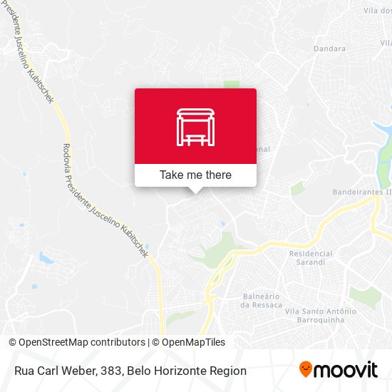 Rua Carl Weber, 383 map