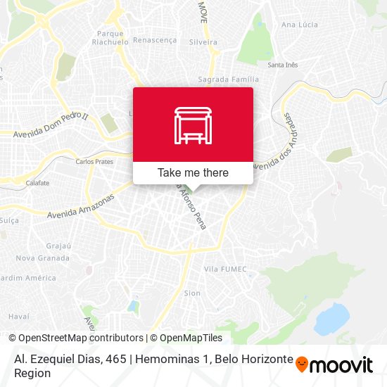 Al. Ezequiel Dias, 465 | Hemominas 1 map