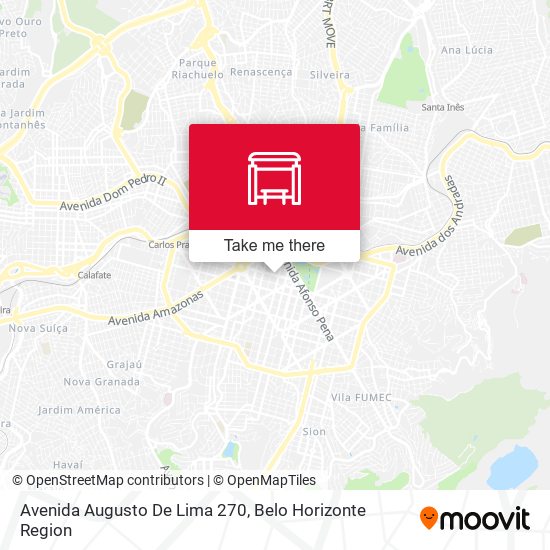 Mapa Avenida Augusto De Lima 270