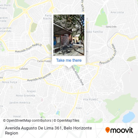 Avenida Augusto De Lima 361 map