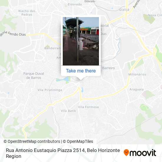 Rua Antonio Eustaquio Piazza 2514 map