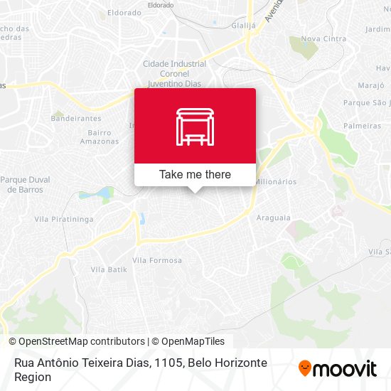 Rua Antônio Teixeira Dias, 1105 map