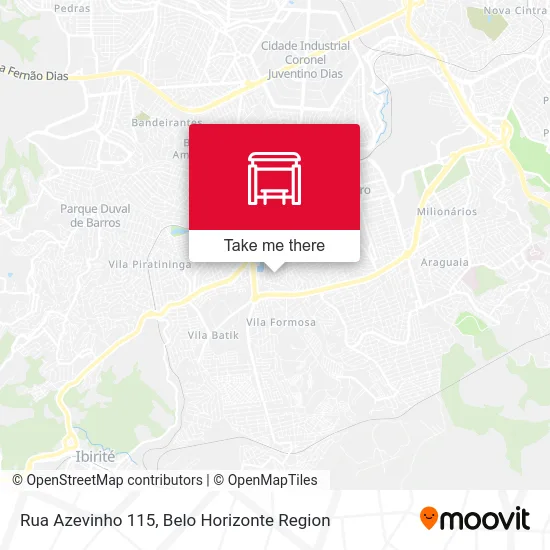 Rua Azevinho 115 map