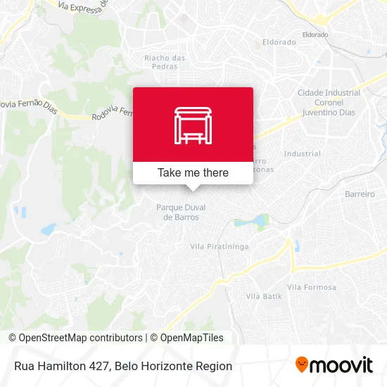 Rua Hamilton 427 map